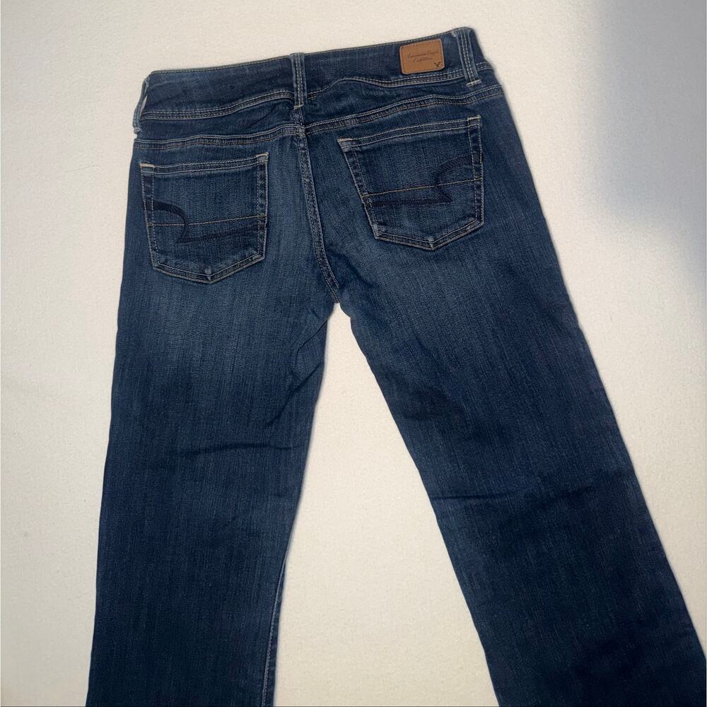 American Eagle women’s stretch slim boot blue jeans - Picture 12 of 13